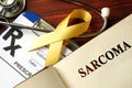 Sarcoma written on a page Royalty Free Stock Photo