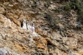 Sarcophagi of Karajia, funerary site of Chachapoyas culture in northern Peru Royalty Free Stock Photo