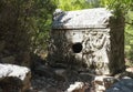 Sarcophagus of Alkestis, Olympos Ruins Royalty Free Stock Photo