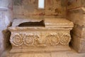 Sarcophagus in the Church of St. Nicholas the Wonderworker Royalty Free Stock Photo