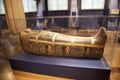 The sarcophagus of Mahu, the owner of the land plot of the temple of Amun. Art Of Ancient Egypt. Pushkin museum. Moscow