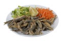 Sardalya Tava - Turkish grilled sardines. Royalty Free Stock Photo