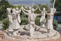 Sardana dance statue