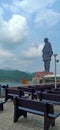 Sardar Patel statue. Statute of unity tallest statute in the world. Royalty Free Stock Photo