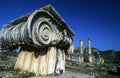 Sardes Ancient City with a blue sky, Turkey Royalty Free Stock Photo