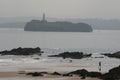 Sardinero beach, santander, Spain. Royalty Free Stock Photo