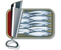 Sardines in a can