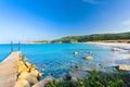 Sardinia beach, the Marmorata, Santa Teresa, Italy.