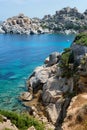 Sardinia beach, wonderful sea in Capo Testa. Italy