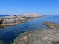 Sardinia cala sapone Beach on Sant'Antioco island Royalty Free Stock Photo