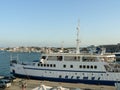 Sardinia. Carloforte. Ferryboat Royalty Free Stock Photo