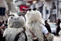 Sardinia carnival tradition with Issohadores and mamuthones mask