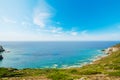 Sardinia coastline on a sunny day