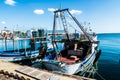 Sardinia fishing boat Royalty Free Stock Photo