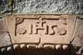 Sardinia.Inscription of a church