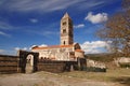 Sardinia island with roman Saccargia church, Italy