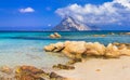 Sardinia -island Tavolara, Italy Royalty Free Stock Photo