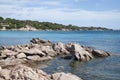 Sardinia landascape capriccioli bay whale rocks