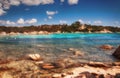 Sardinia landscape capriccioli beach esmerald cost