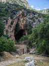 Sardinia. Natural monuments. Caves of San Giovanni, near Domusnovas in Iglesiente region. Southern entrance