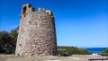 Sardinia. Pula. Tower of Cala d'Ostia, 18th century