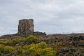 Sardinia roman castle nuraghe tower