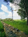 Sardinia. San NicolÃÂ² d'Arcidano. Municipal park of Fagoi. Small wind turbine for the extraction of water