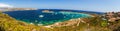 Sardinia sea landscape capo coda cavallo Royalty Free Stock Photo