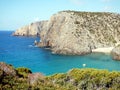 Italy, Sardinia, view of an inlet of Cala Domestica