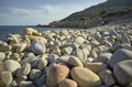 Detail of a pebble beach Royalty Free Stock Photo