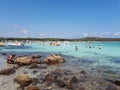 Sardinian beach with turquoise waters Royalty Free Stock Photo