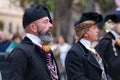 Sardinian men at Saint Efisio Feast festival parade