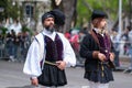 Sardinian men at Saint Efisio Feast festival parade