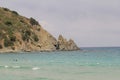 Sardinian rocky beach Royalty Free Stock Photo