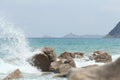 Sardinian rocky beach Royalty Free Stock Photo