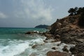 Sardinian rocky beach 7 Royalty Free Stock Photo