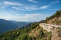 Sardinia mountain road, Strada Statale 125 Orientale Sarda, Province of Ogliastra, Sardegna, Italy