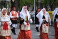 Sardinian women at Saint Efisio Feast festival parade