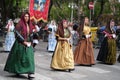 Sardinian women at Saint Efisio Feast festival parade