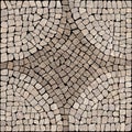 Sardis stone mosaic texture. Royalty Free Stock Photo