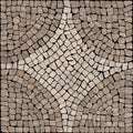 Sardis stone mosaic texture. Royalty Free Stock Photo