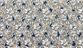 Saree Patterns , Floral seamless pattern , blu and white flowers with texture background