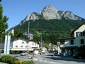 Sargans, city on Rhine Valley (Switzerland)