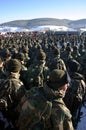 Turkish soldiers at Sarikamis Allahuekber Mountains