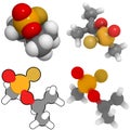 Sarin (GB) molecule