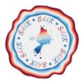 Sark badge. Royalty Free Stock Photo