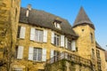 Ancient buildings line the narrow streets of the town of Sarlat-la-Caneda, Perigord,