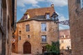 Representative facades of the town of Sarlat la CanÃÂ©da, in PÃÂ©rigord, Dordogne, Nouvelle-Aquitaine, France