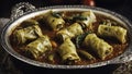 Sarma, traditional balkan meal , minced meat wrapped in cabbage leaves