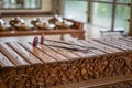 Saron, a gamelan music instrument.